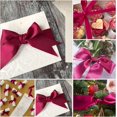 thumbnail image 3 of LAICAIW Solid Color Dark Rose Satin Ribbon, 1 Inches x 25 Yards Fabric Satin Ribbon for Gift Wrapping, Crafts, Hair Bows Making, Wreath, Wedding Party Decoration and Other Sewing Projects, 3 of 7