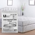thumbnail image 3 of Uboxes King Mattress Poly Covers, 76 x 15 x 90 inch, 2 Pack, 3 of 7