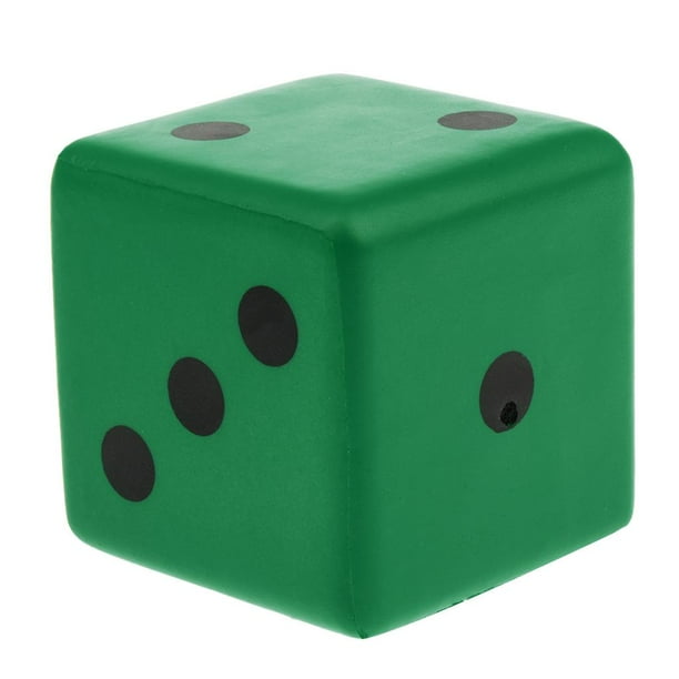 Dados de esponja Dados de espuma Dados de punto Juego de dados Juguete educativo para niños Verde Zulema Dados de esponja
