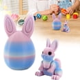 thumbnail image 2 of SSNTSY Tiny 3D Printed Easter Eggs with Bunny Inside Crystal Bunny Egg Printed Egg Toy Easter Surprise Rabbit Egg for Egg Hunt Party Favors Gifts, 2 of 6