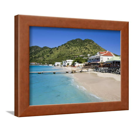 Beach at Grand-Case on the French Side, St. Martin, Leeward Islands, West Indies, Caribbean Framed Print Wall Art By Gavin