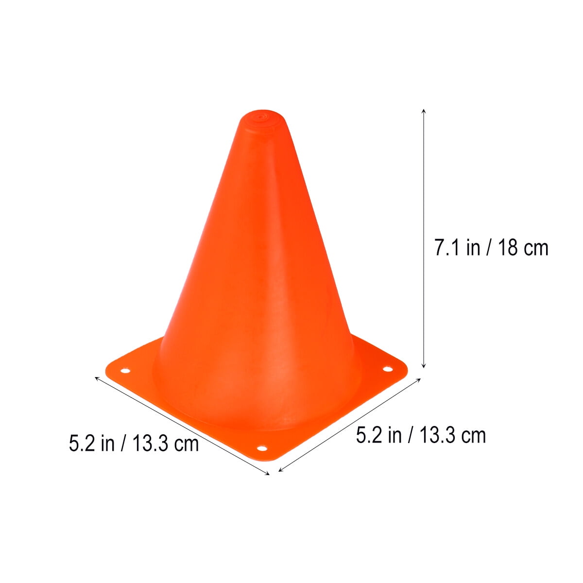 Football Training Sign Dish Plate Cone Obstacle Marker Cones Football Cones  Football Training Cones (5pcs, Jaune + rouge + vert + bleu + orange)