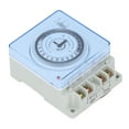 thumbnail image 1 of 24 Hour Time Switch, Quick Wiring Terminal Mechanical Timer Switch Load Indicator Flame Retardant Shell  for Heating and Cooling System, 1 of 7