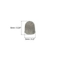thumbnail image 2 of Unique Bargains 12pcs Stylus Pen Tips Conductive Mesh Fiber Capacitive Touch Screen Pens Tip Replacement 5mm, 2 of 7