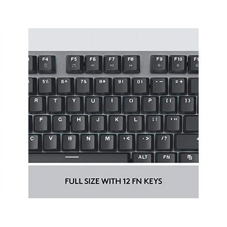 Logitech - K845 Full-size Wired Mechanical Tactile Keyboard - Graphite