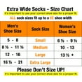 thumbnail image 5 of Extra Wide Comfort Fit Athletic Crew (Mid-Calf) Navy Socks (3 Pairs) for Men and Women, Made in USA., 5 of 8