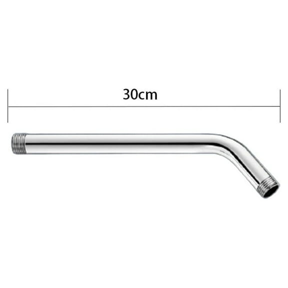 High Quality Shower Head Extension Pipe Tube Extender Parts Replacement Stainless Steel 15-35cm Lightweighted Design