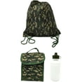 thumbnail image 3 of iPack Kids Camo 5 Piece Backpack Set with Lunch Bag, Waterbottle, Cinch bag and Pencil Case, 3 of 4
