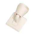thumbnail image 4 of Cateissary Tope de puerta de silicona ABS, adhesivo sin perforaciones, soportes de puerta ocultos, tope de puerta autoadhesivo, protectores de pared, tope Decoración del hogar Blanco Cateissary HA001129-01, 4 of 6