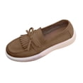 thumbnail image 1 of Mujeres Zapatos de Caminar de Moda Tassel Mochilas 4cm Tacón Ligero Suela Zapatos Casuales de las Mujeres para Primavera Verano Colores Versátiles, 1 of 9