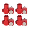 thumbnail image 1 of Pneumatic Tool Adapter, Rotatable Lightweight 4Pcs 150 PSI 1/4in NPT Thread 360 Degree Air Hose Connector  For Glue, 1 of 8