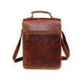 thumbnail image 4 of Jaald Leather Satchel Messenger Bag Cross Body Shoulder Purse Vintage Laptop Bag for Men and Women Travel Work Bag, 4 of 9