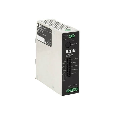 Eaton 240W 24V DC DIN Rail Industrial UPS, Hardwire Input/Output