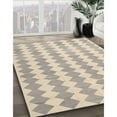 thumbnail image 2 of Ahgly Company Indoor Square Contemporary Deep Peach Orange Abstract Area Rugs, 4' Square, 2 of 6