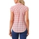 thumbnail image 3 of CAMISA DE BOTONES DE CUADROS CON CUELLO PUNTO Y MANGAS CORTAS PARA MUJER INSPIRADA CHIC TALLA XS ROSA-BEIGE, 3 of 6