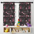 thumbnail image 5 of Blackout Kids Curtains,Pink Breast Cancer Awareness Pattern Childrens Insulated Curtains Set Of 2,Bedroom Essentials,Toddler Room Decor 42"x54", 5 of 5
