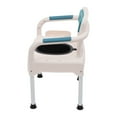 thumbnail image 4 of Bedside Commodes Chair Toilet Chair Commode Toilet W/Armrests Home, 4 of 12