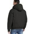 thumbnail image 5 of MANSDOUR Men's Winter Hooded Active Jacket Warm Quilted-Lined Cotton Insulated Casual Outdoor Workwear Coat Black 2XL, 5 of 8