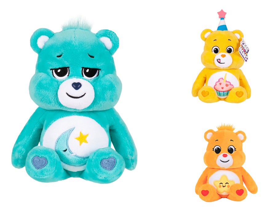 Care Bears 9" Bean Plush Collectible Retro Toys Choose From 6 Bears 