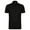 Black, variant on Henbury Mens Stretch Microfine Pique Polo Shirt
