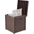 thumbnail image 3 of SUNCROWN 51 Gallon Weather Resistant Resin Outdoor Storage Bins Container, Patio Garden Deck Box with Handles, Brown, 3 of 6