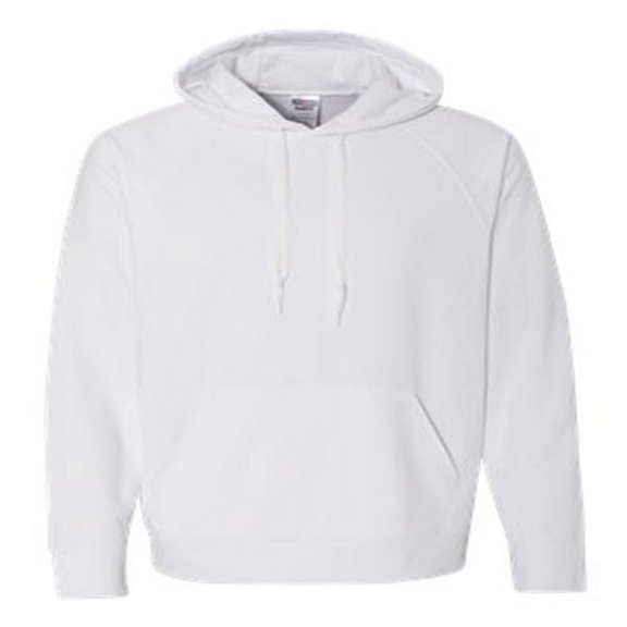 Jerzees 6 oz. Sport Tech Fleece Pullover Hood (PF96MR) White, M