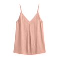 thumbnail image 7 of Casual Sleeveless Tank Tennis Top for Everyday Wear Womens Classic Solid Vest Wardrobe Piece Light Pink XL, 7 of 7