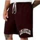 thumbnail image 1 of Mens Casual Shorts Lace-Up Elástico Cintura Bolsillo Ejercicio Fitness Hogar Pantalones de Media Longitud para Diario, 1 of 5