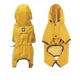 thumbnail image 4 of Furry Fashionista: Premium Material Dog Raincoat with Hood (Yellow), 4 of 7