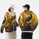 thumbnail image 4 of Fotbe Elegant Gold Leaf Peacock Chaqueta con Protección Solar UPF 50+ para Hombre y Mujer, Camisa con Capucha y Bolsillos-Medium, 4 of 7