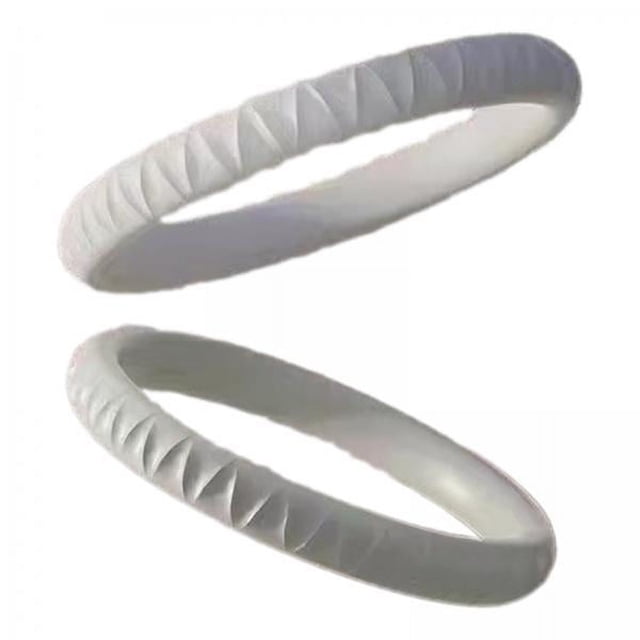 5x2 Piezas Correa De Rótula Rodillera Soporte De Goma Para Gimnasio Entrenamiento De Voleibol Gris