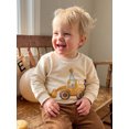 thumbnail image 3 of RUINIXCW Toddler Boy Birthday Sweatshirt Cute Excavator Print Long Sleeve Pullover, 3 of 9
