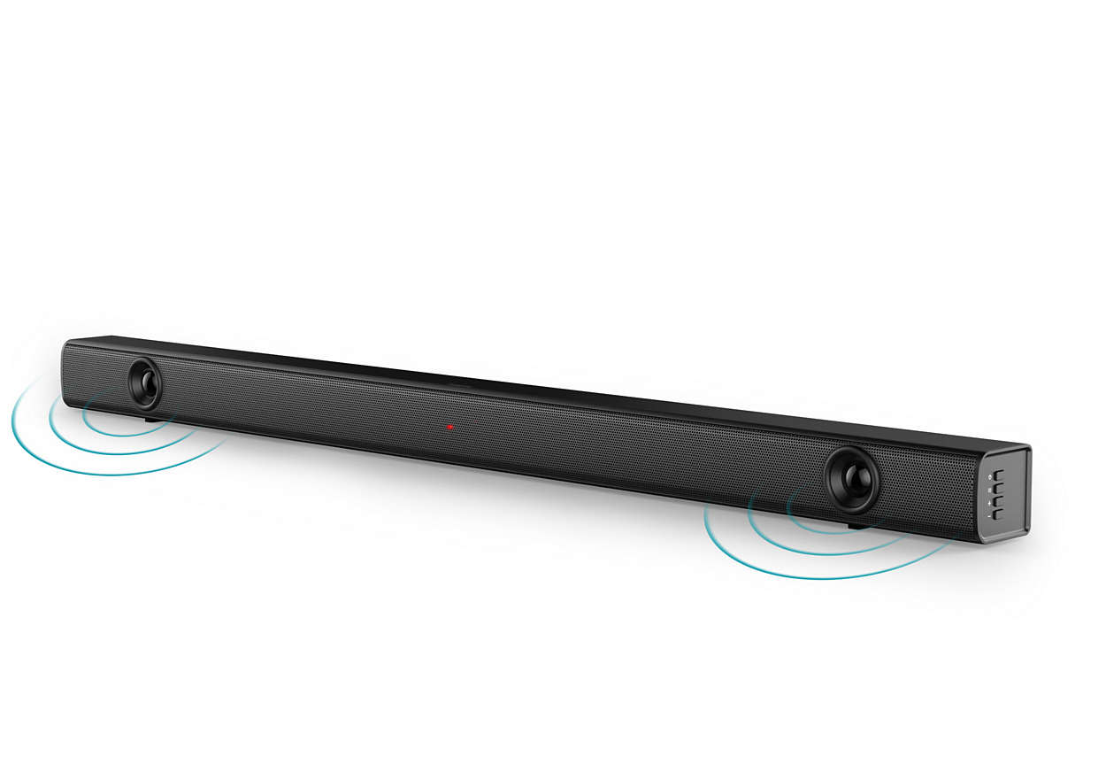 Philips HTL1520B Soundbar Speaker with Wireless Subwoofer and HDMI ARC - image 4 of 7