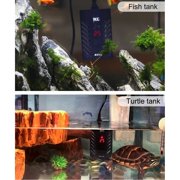 Moaere Aquarium Flat Submersible Heater with LED Display 25 Watt— 100 Watt