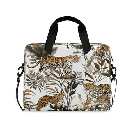 Laptop Bag Laptop Briefcase 15.7 x 3 x 11.8 Inches Laptop Bag Briefcases Laptop Storage Travel Laptop Bag Work Laptop Bag Leopards