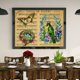 thumbnail image 3 of Cuadro de arte de mosaico de taladro redondo completo de flores de pájaro decoraciones de pintura de diamantes Likrtyny Arte deco, 3 of 9