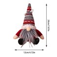 thumbnail image 3 of kladzum Christmas Gnomes Christmas Tree Decorations Christmas Decorations Sitting Posture Forest Doll Doll Christmas Tree Pendant Doll Pendant, 3 of 3