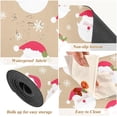 thumbnail image 5 of Long Trivet Heat Resistant Table Runner Christmas Seamless Pattern with Cute Santa Head Non Slip Table Protector Waterproof Easy to Clean Hot Pads Pot Holders Durability Versatility, 5 of 7