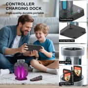 Charging Dock for Switch 2 Controller, JoyCon Charging Station with Lamppost LED Indication, Fast Charger Stand Station with Overcharge Protection