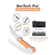 Bartech Pro ™ سكين أداة متعددة الوظائف مع قطع ، مفك البراغي ، سكين القطع ، وجع ألين وغمد