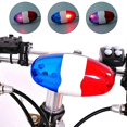 thumbnail image 4 of Bicycle Bell 6 LED 4 Tone Bicycle Horn Bike Call LED Bike Police Light Electronic Sound Loud Siren Kid Accessories Bike Scooter, 4 of 5