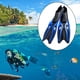 thumbnail image 5 of Aletas de natación para buceo, zapatos de snorkel para adultos, aletas de natación, aletas de pie para buceo Azul Negro M, 5 of 9