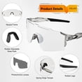 thumbnail image 4 of Gafas de Sol Fotocromáticas UV400 para Ciclismo OULAIQI para Hombre y Mujer, 4 of 7