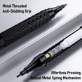 thumbnail image 4 of Four Candies Metal Mechanical Pencil Set,5 Count, Metal Mechanical Pencils 0.5, 0.7, 0.9,2.0(2Pcs), 420Pcs Leads (4B 2B HB 2H Color), for Writing Sketching Drawing (Black), 4 of 7