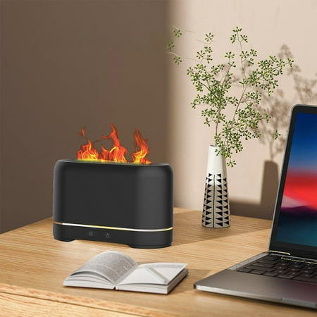 

TUOBARR Home Appliances Clearance Flame Diffuser Humidifier Portable-Noiseless Aroma Diffuser For Home Office Or Yoga Essential Oil Diffuser With No-Water Auto-Off Protection