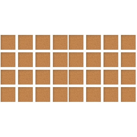 

HOMEMAXS 60 Pcs Cork Coasters Cup Mats Square Tea Cup Coasters Cork Coasters Pads Desk Square Cup Mats