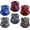 Multicolor-4, variant on 6 Pack Headwear Neck Gaiter Face Mask Bandana Scarf Balaclava for men women