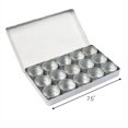 thumbnail image 3 of 15pc 1.5 Inch Aluminum Storage Container Set Heavy Duty Hobby Craft Organizer, 3 of 4