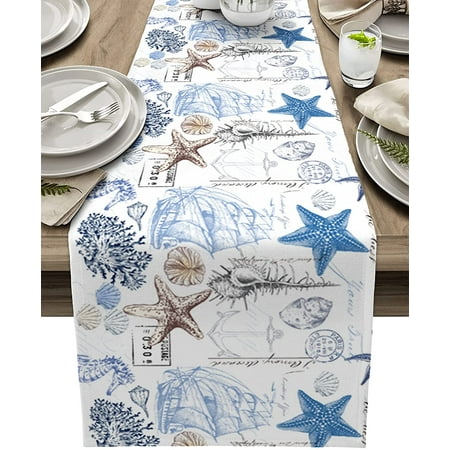 

Table Runner 90 Inches Long Farmhouse Yellow Daisy Linen Burlap Tables Runners Summer Dresser Scarves for Kitchen Dining Party Banquet Decor Bumblebee Honey Bee Flowers