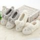 thumbnail image 2 of Pantuflas de Felpa con Estampado Animal para Mujer 26,5-27,5 cm, Pantuflas de algodón para casa con tacón en forma de bolso de dibujos animados, Pantuflas pequeñas bordadas en forro polar y algodón brillar Electrónica, 2 of 5